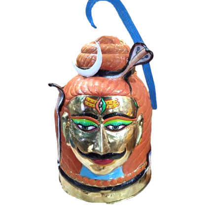 Brass Shiv Ji Face ( Mukharvindam ) MK-2